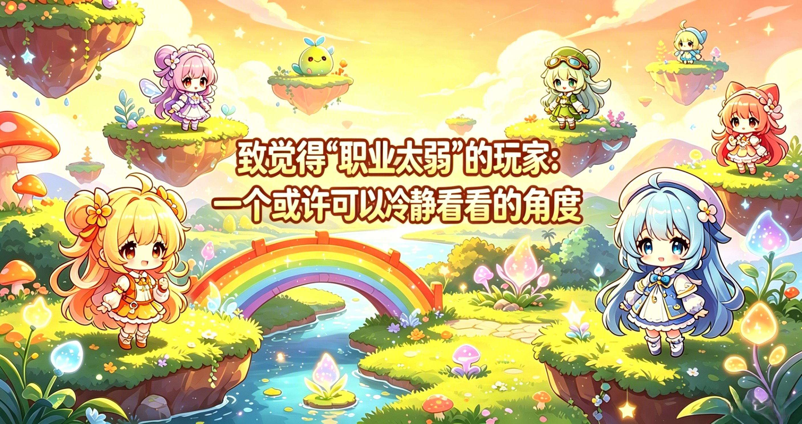 致觉得“职业太弱”的玩家:一个或许可以冷静看看的角度